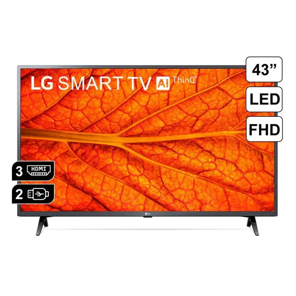 Televisor LG 43 FHD Smart TV con ThinQ AI 43LM6370PS