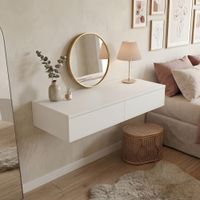 Tocador Vanity  Flotante Blanco
