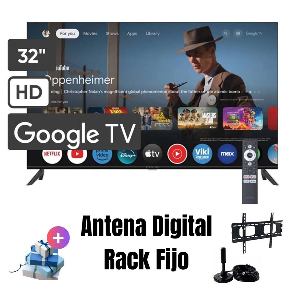 TELEVISOR 32'' GOOGLE TV SMART TV HD BL32-T3000HD - Ant - Rack Fijo