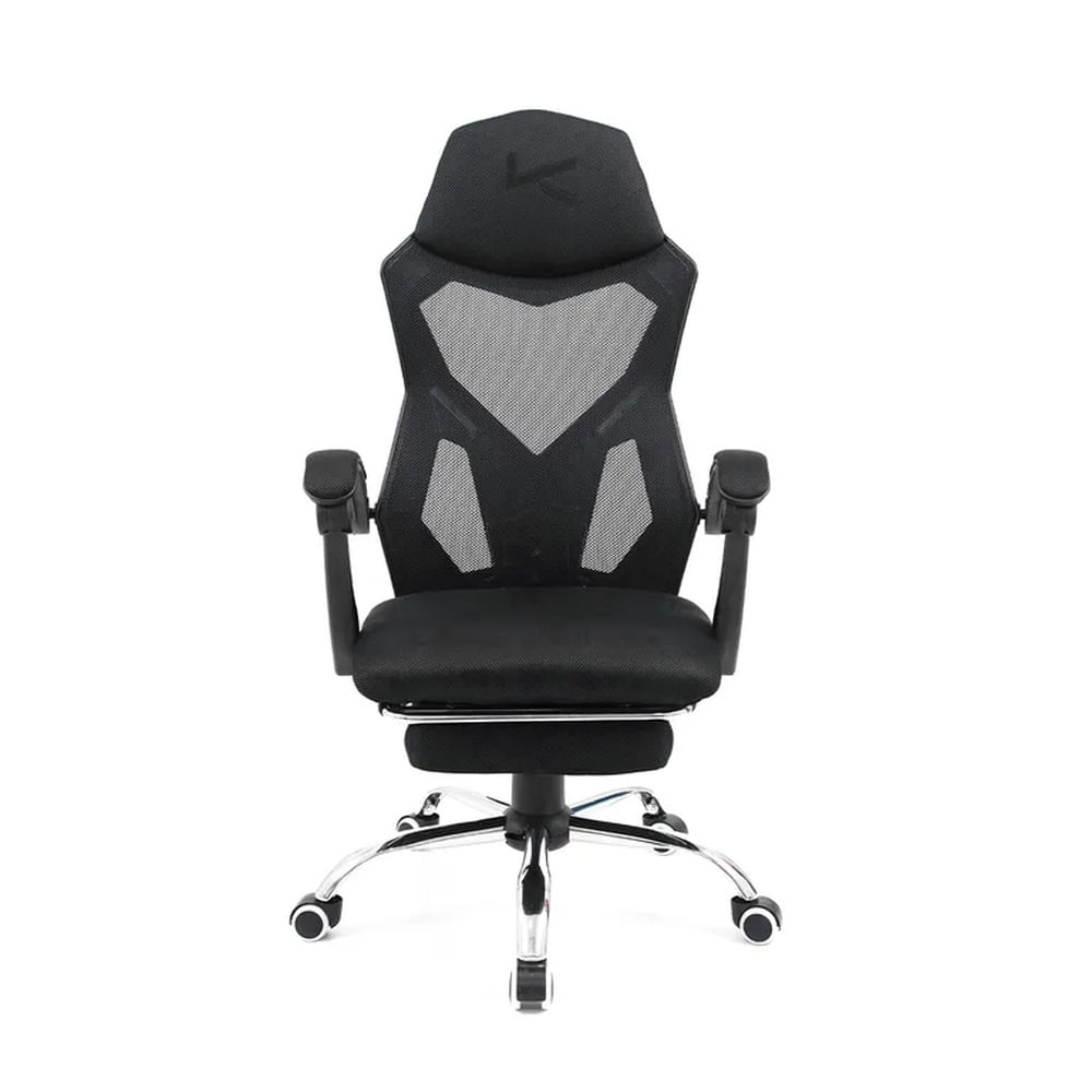 Silla de Oficina Negra Kuzler TOVA-101N Ergonómica con Reposapiés