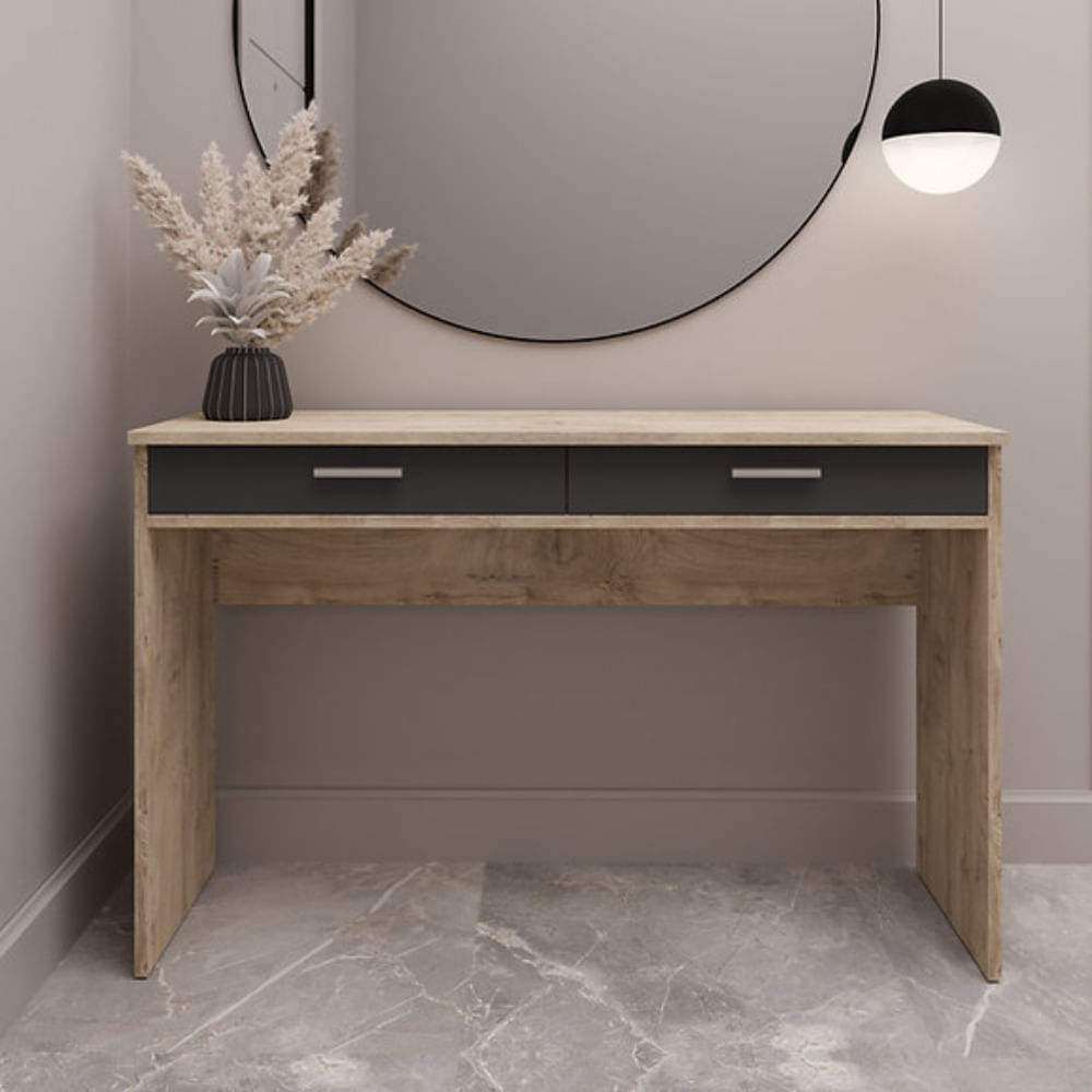 Escritorio Persa 2 cajones Negro y Marron | Masiva Home