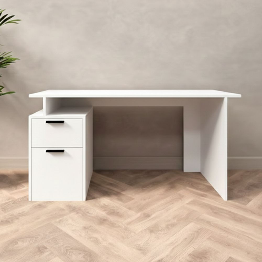 Escritorio Modular 2 cajones Blanco | Masiva Home