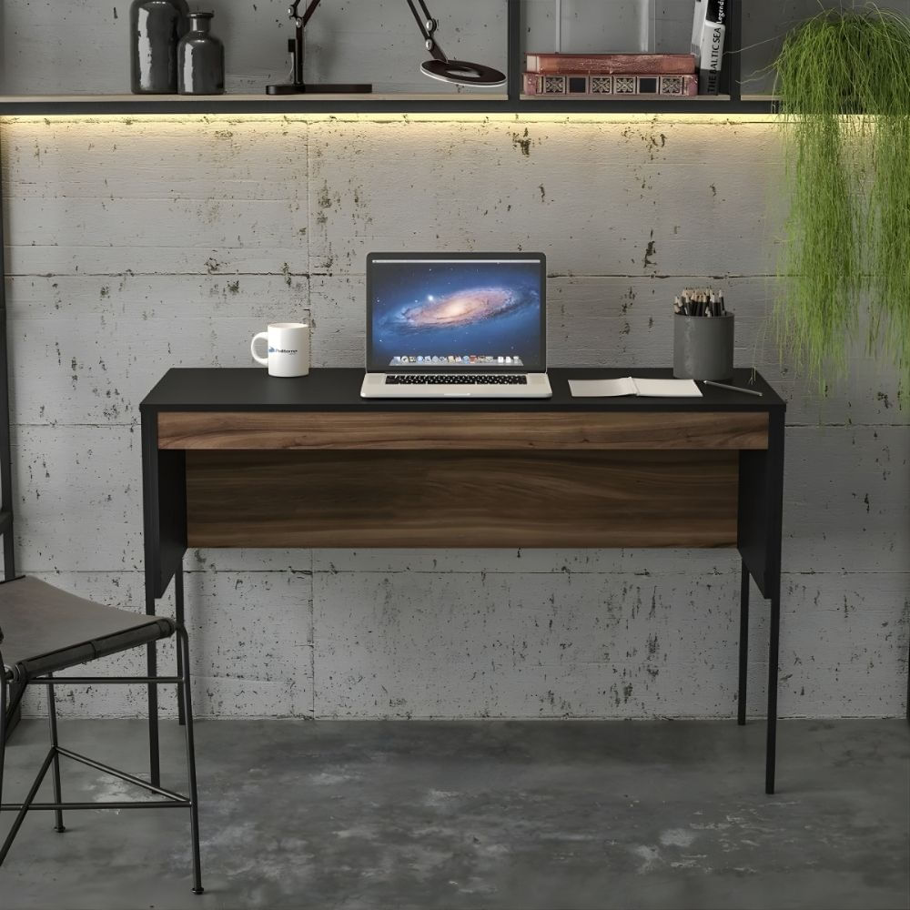 Escritorio Shirley 120cm Marron y Negro | Masiva Home