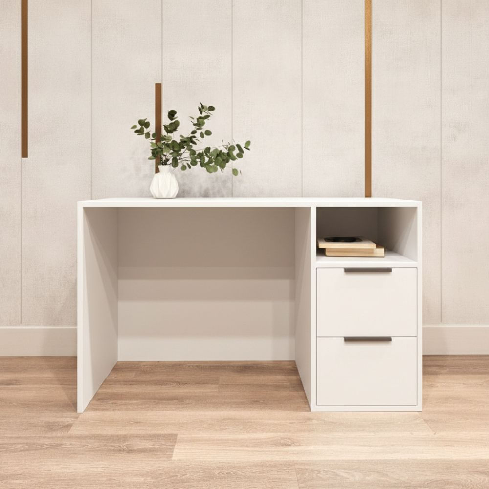 Escritorio Palmer 2 cajones Blanco | Masiva Home