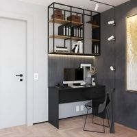 Escritorio Clásico Yorichi 120cm Negro | Masiva Home