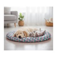Manta Refrigerante Acolchada para Mascotas - 65 cm - CUADRADITOS