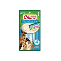 CHURU SNACK CREMOSO PARA PERROS - POLLO CON QUESO - 4 TUBOS
