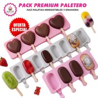 Pack Premium Paletero de 3 Moldes de Silicona para Repostería