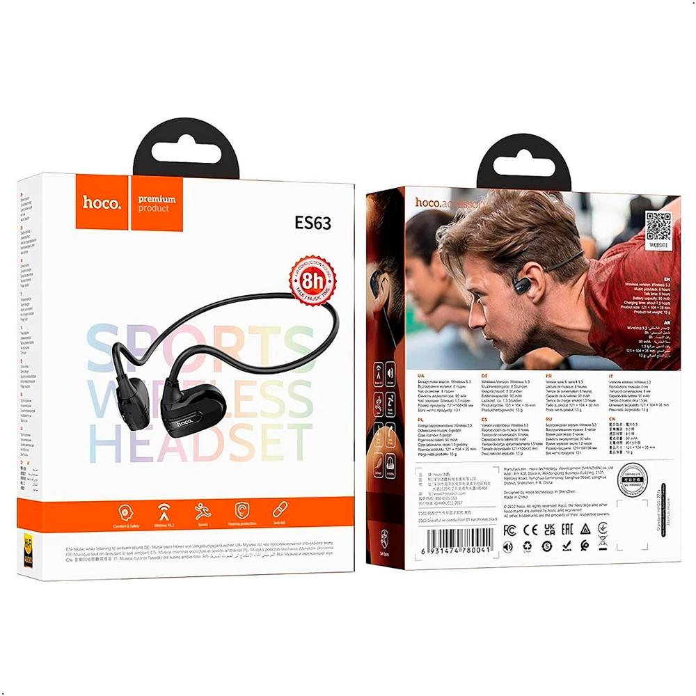 Auriculares Deportivos Hoco Es63 Bluetooth 5.3 Duracion 8h