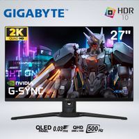 MONITOR GAMER AORUS FO27Q5P QD OLED 27 pulgadas 2K 500hz 0.03ms HDR G-SYNC