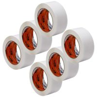 Cinta de Embalaje Blanco 48MM x 100M Pack x6