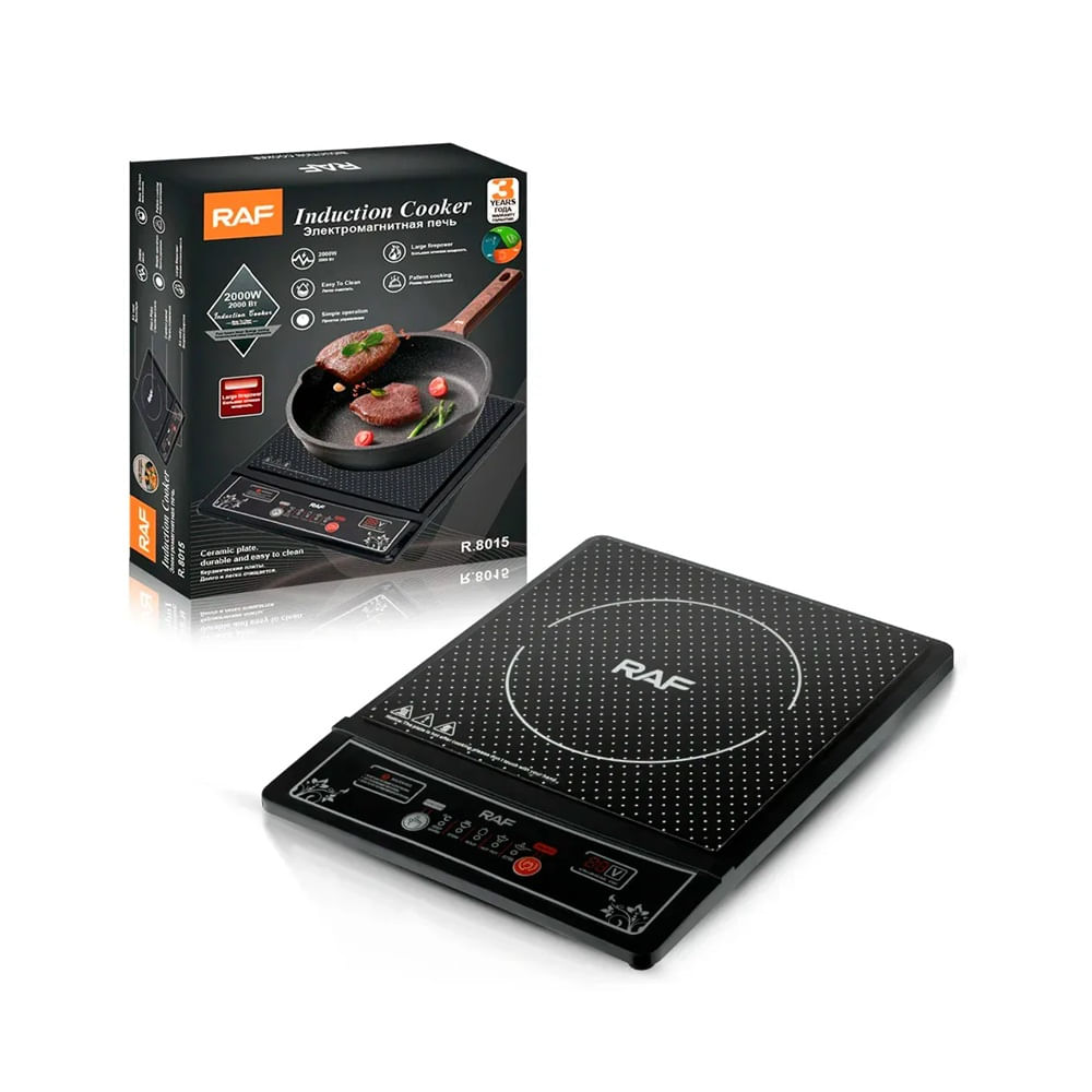 Cocina de Inducción Raf R.8015 Negro