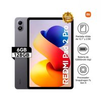 Tablet Xiaomi Redmi Pad 2 Pro 6GB 128GB Gris - Pantalla 2.5K 120Hz  con Snapdragon 7s Gen4