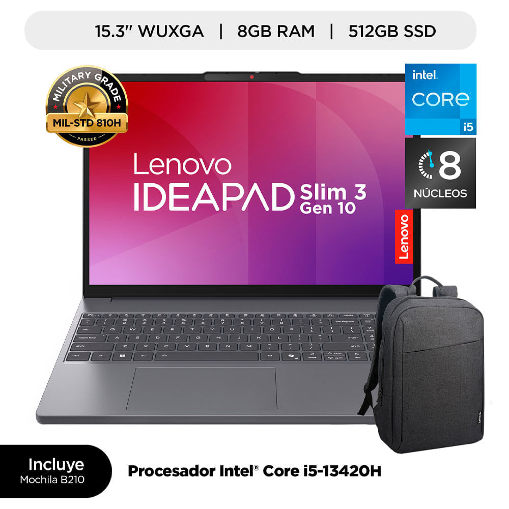 Laptop LENOVO IPS 3 15IRH10 15"" Intel Core i5 13420H 8GB 512GB SSD
