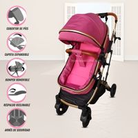 Coche Moisés de Lujo CALIFORNIA BABY Edición Limitada Pink