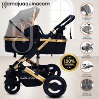 Coche Cuna Moisés de Lujo PRADO GOLD Beige