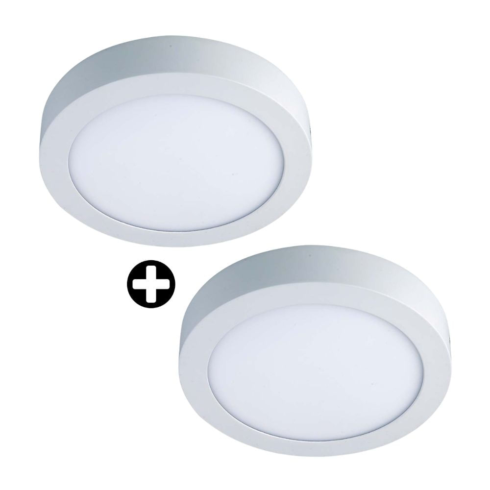 COMBO 2 Downlight Led Redondo Orange 18w Luz Cálida