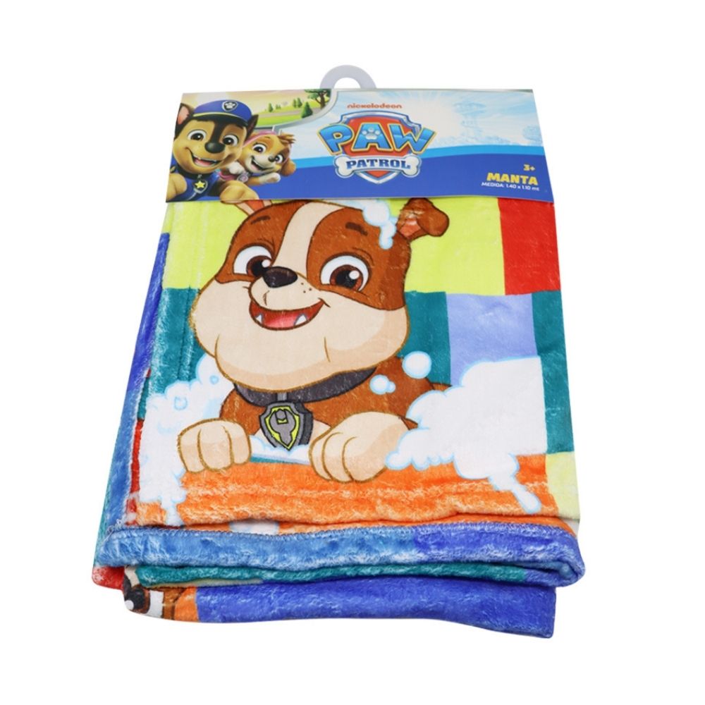 Manta Suave Personajes Paw Patrol Multicolor 140x100 cm