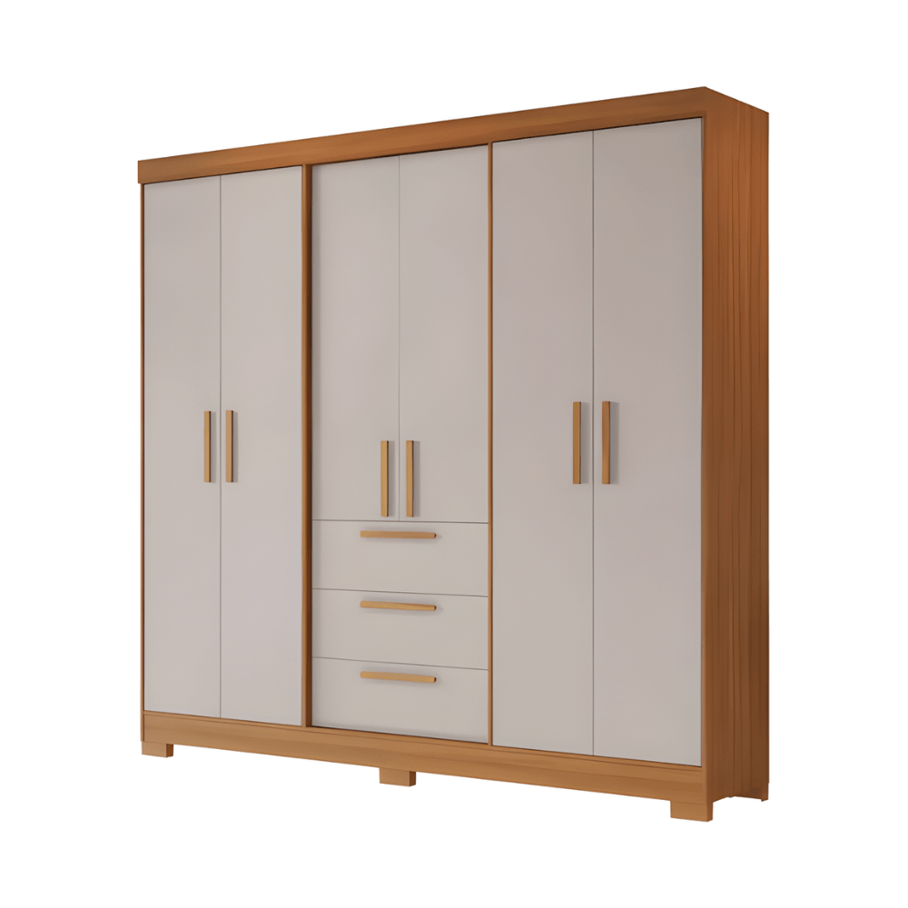 Ropero 6 Puertas 3 Cajones Nt-6030