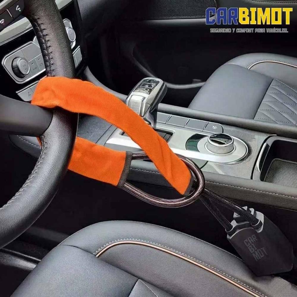 SEGURO BLOQUEO DE TIMON ANTIRROBO VEHICULAR