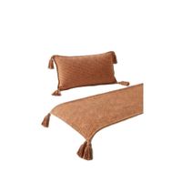Set Boho  Tierra Nómada Cojín 30 -50  Manta 200 -120 Zalmohadas