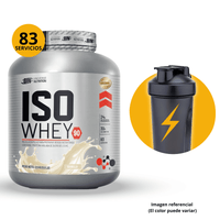 ISO WHEY 90 DE 2.5kg VAINILLA CON SHAKER - PROTEÍNA ISOLATADA