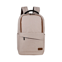 MOCHILA TEROS CITY BEIGE 15.6