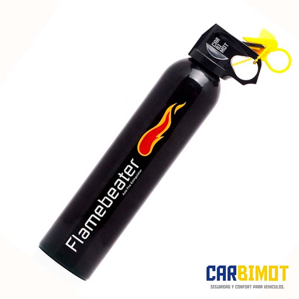 Extintor deportivo portatil negro para autos