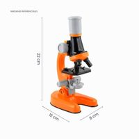 Microscopio para Niños Educativo Juguete Científico - Naranja