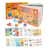 Libro De Actividades Cognitivo Reutilizable Montessori Osito