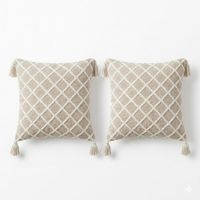 Set de Cojines Zalmohadas  Nórdico Tassel 40x40