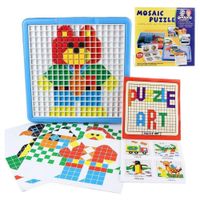 Puzzle Mosaico 490 Piezas Didactico Con Bandeja Para Niños Creativo Educativo