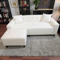Juego de Sala Illari Ivory Puff de Regalo