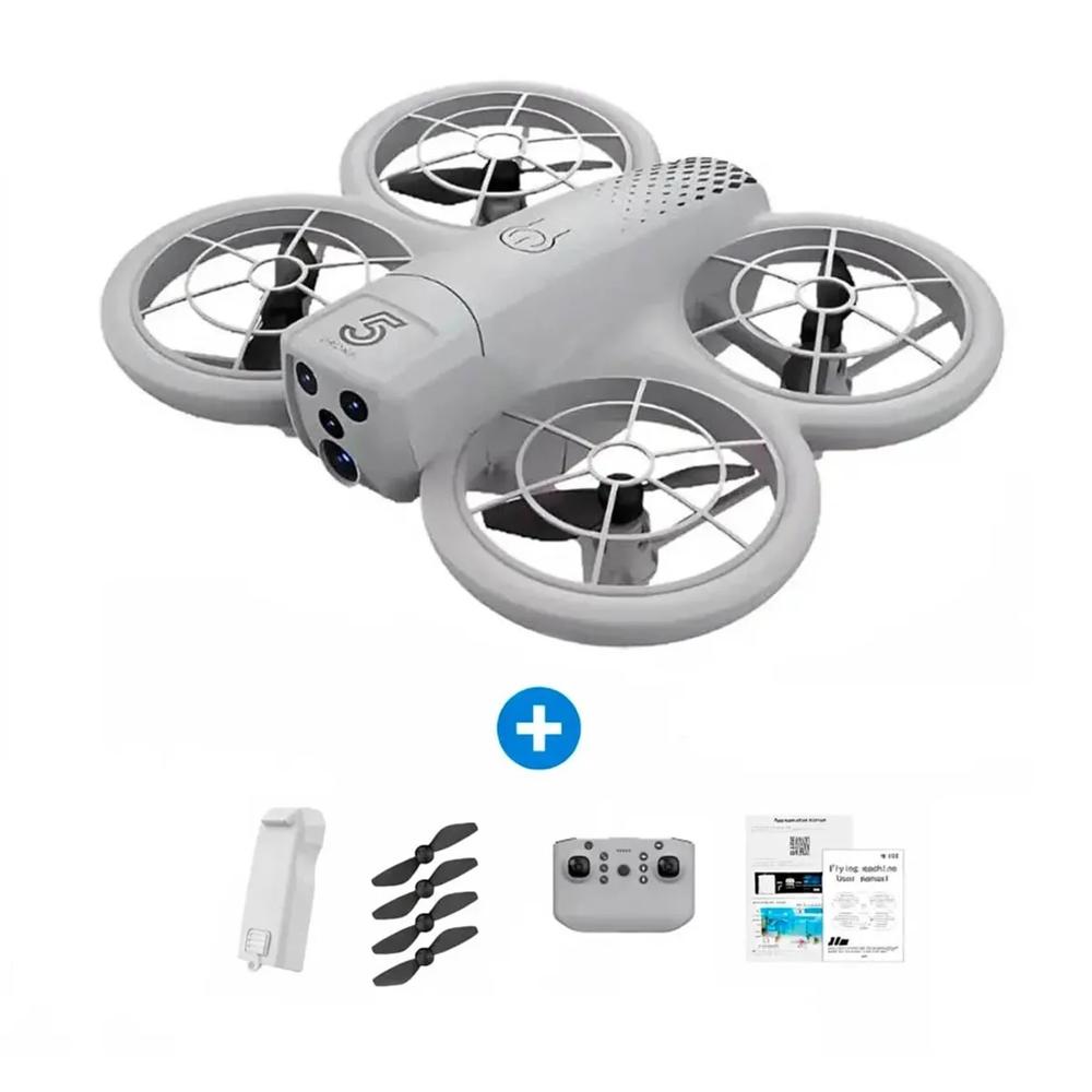 Mini Drone Rc Cz05 Gris Con Wifi Y Control Remoto