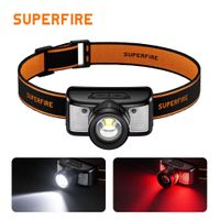 Linterna De Cabeza HL91 Superfire Recargable Sensor Y Zoom