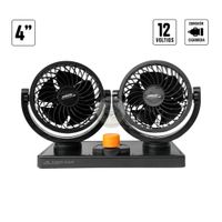 Ventilador Doble graduable 360Grados  12V Auto Camioneta