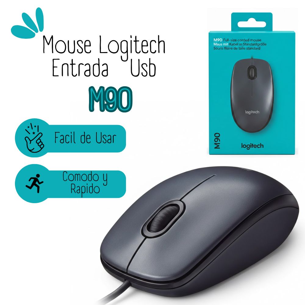 MOUSE LOGITECH M90 USB A CABLE