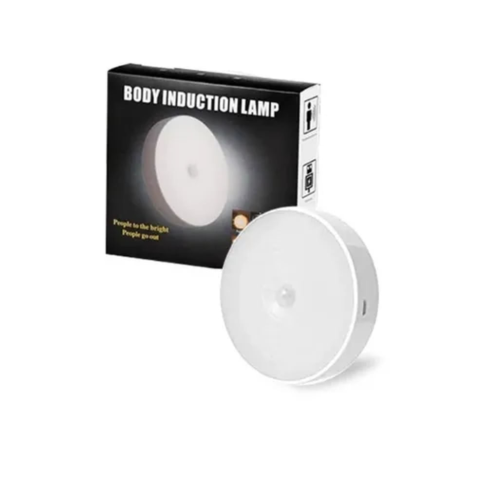 Foco Lámpara LED con Sensor de Movimiento Recargable USB