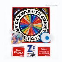 Basta y Ludo Juego de Mesa Familiar 2 en 1 con Timbre