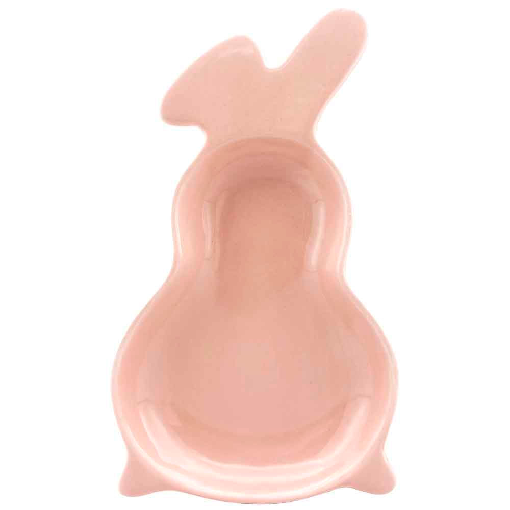 Plato DECO HOME Conejito Rosado