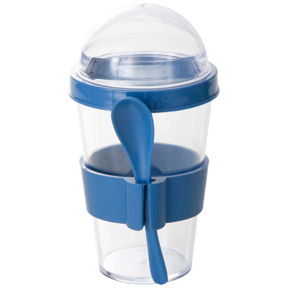 Porta Yogurt con Cuchara DECO HOME 300ml (Modelos Aleatorios)