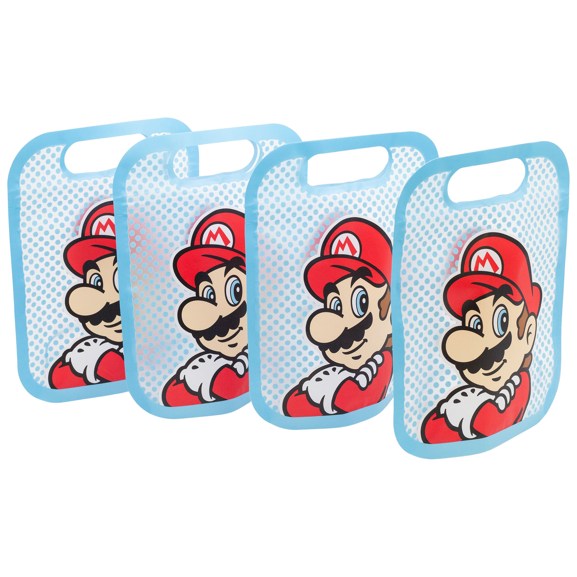 Set de Bolsas Zipper MARIO BROSS  4un