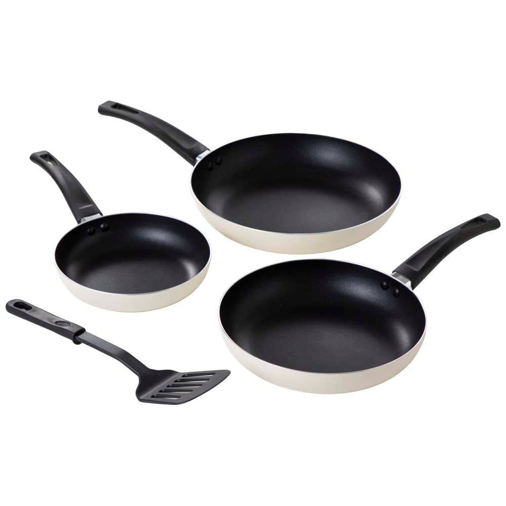 Pack DECO HOME Sartén x3un + Espátula (Modelos Aleatorios)