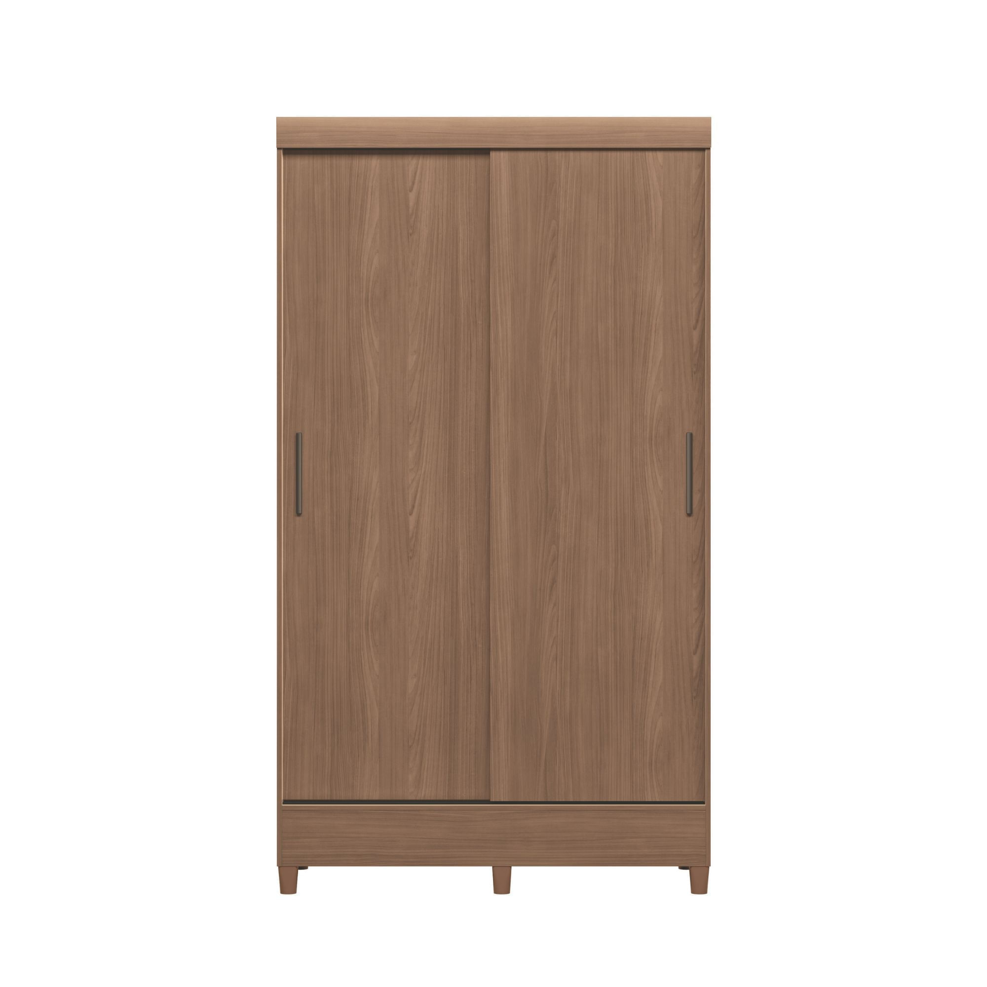 Ropero VIVA HOME Fit 2 Puertas Correr C/Pies Color Jequitiba/Jequitiba