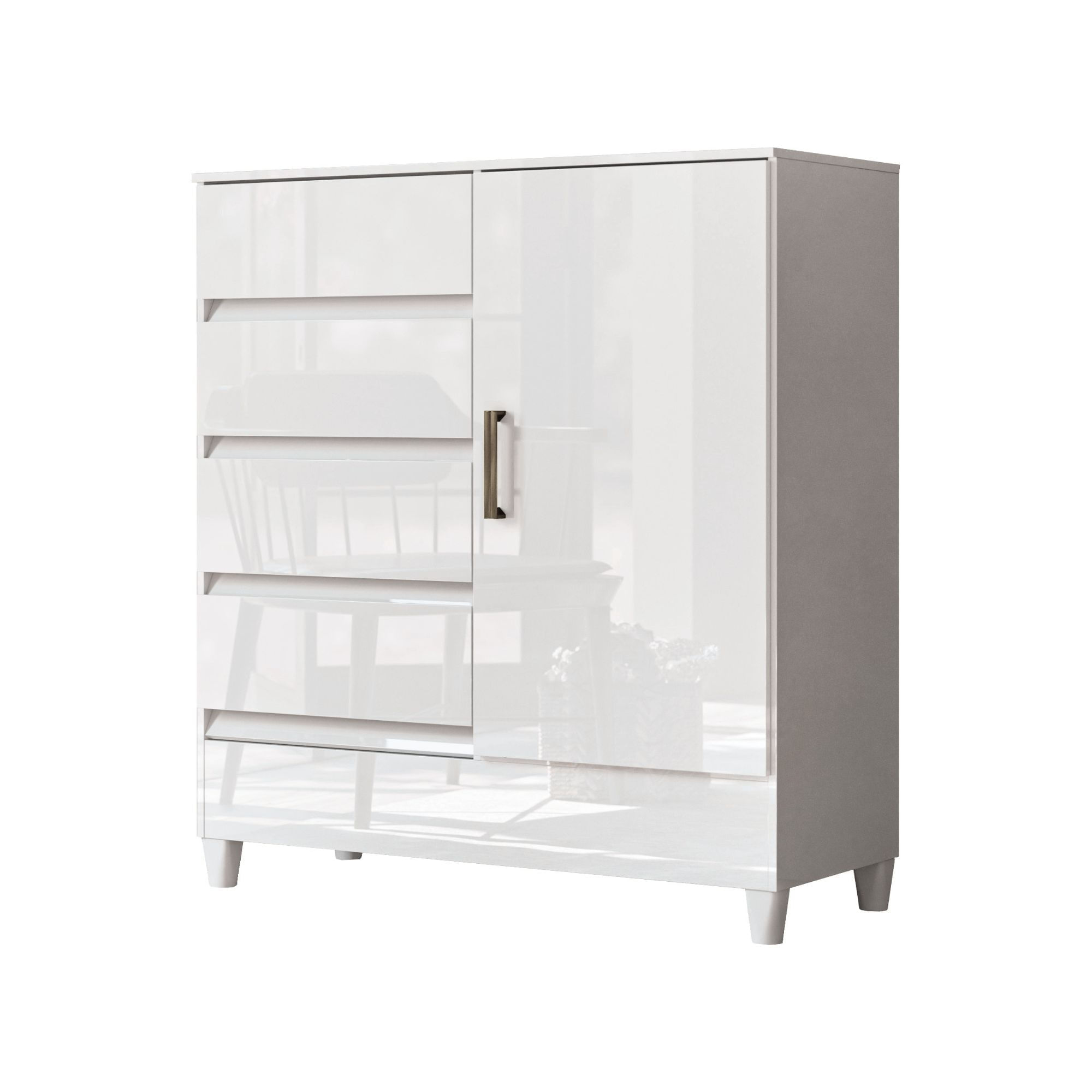 Cómoda VIVA HOME Fit 1.4 C/Pies Color Blanco