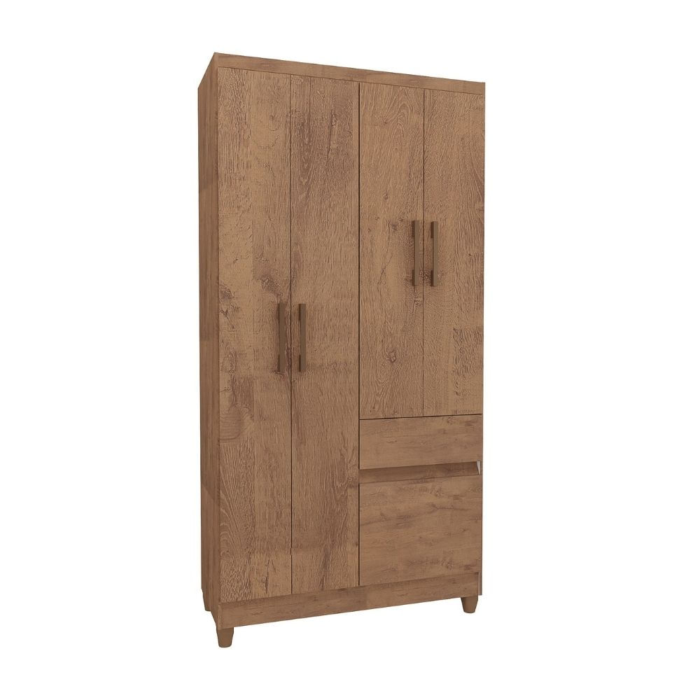 Ropero Aruba 5 Puertas 1 Cajón MDP Freijo Promart