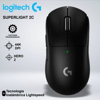 MOUSE GAMER G PRO X SUPERLIGHT 2C HERO 2 LIGHTSPEED 44K DPI 5botones 95hrs 51gr