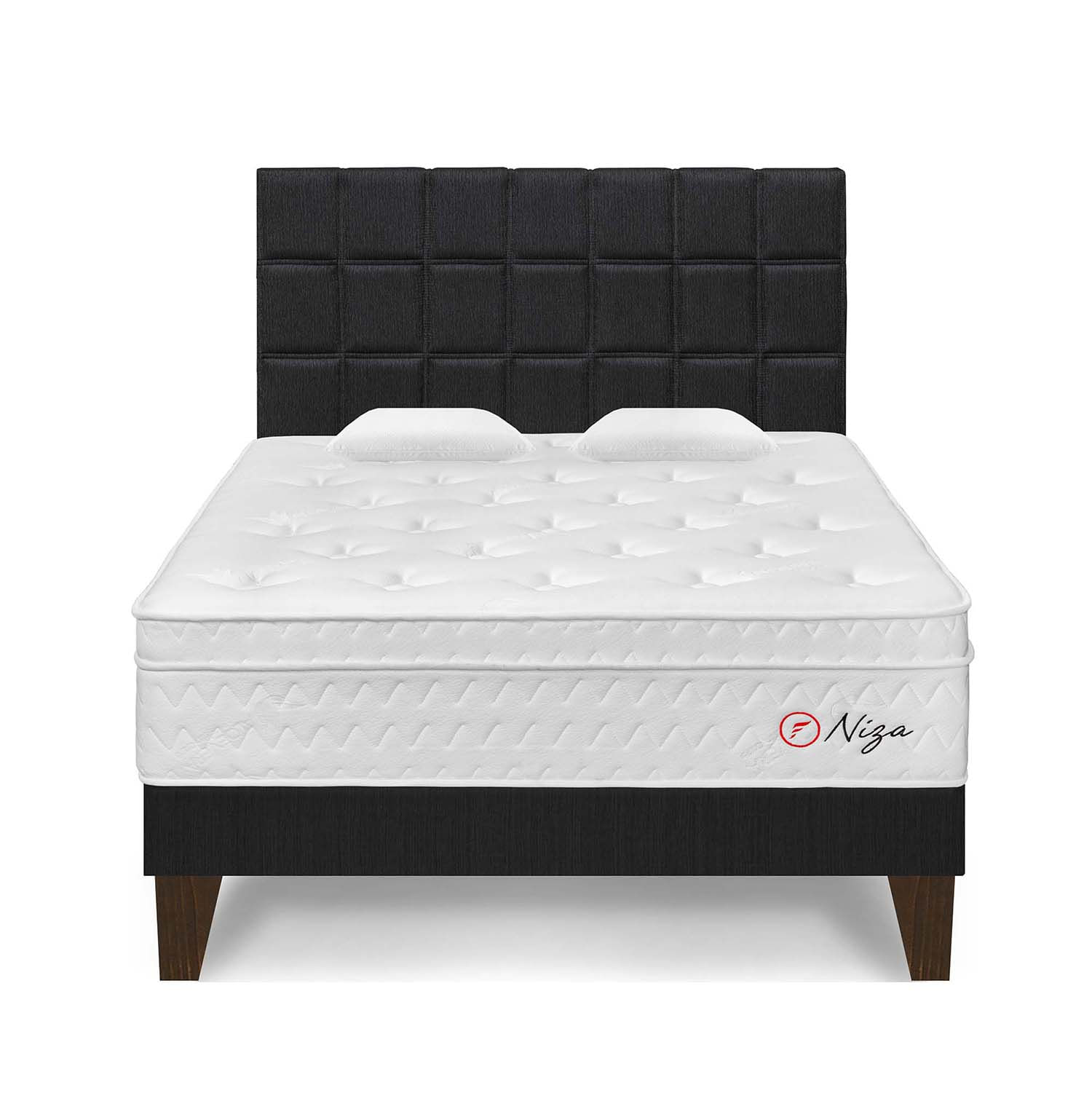 Dormitorio Europeo Niza 2 plazas Gris