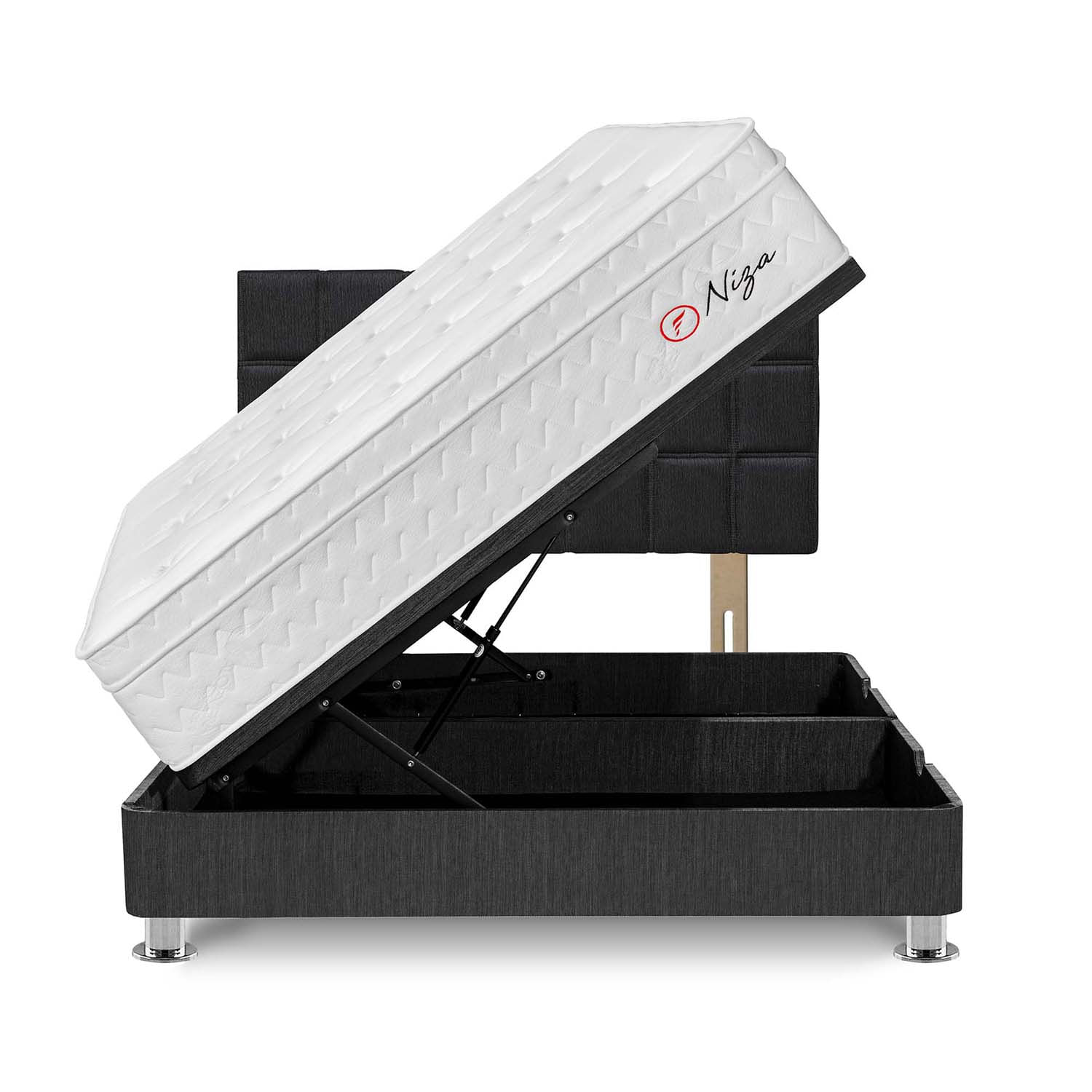 Dormitorio Boxet Niza 2 plazas Gris