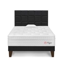 Dormitorio Europeo Niza 1.5 plazas Gris